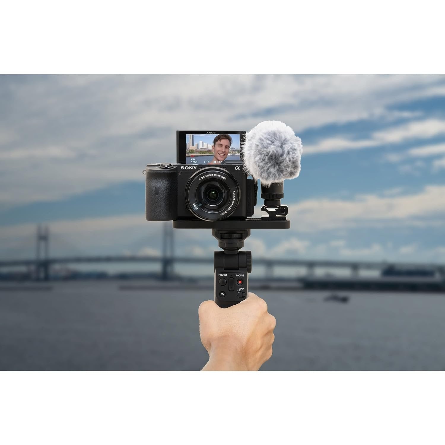 Sony GP-VPT2BT Bluetooth Shooting Grip | for Vlogging | Easy to Handle | Lightweight with Control Buttons - cambuy-lives Sony GP-VPT2BT Bluetooth Shooting Grip | for Vlogging | Easy to Handle | Lightweight with Control Buttons - cambuy-lives
